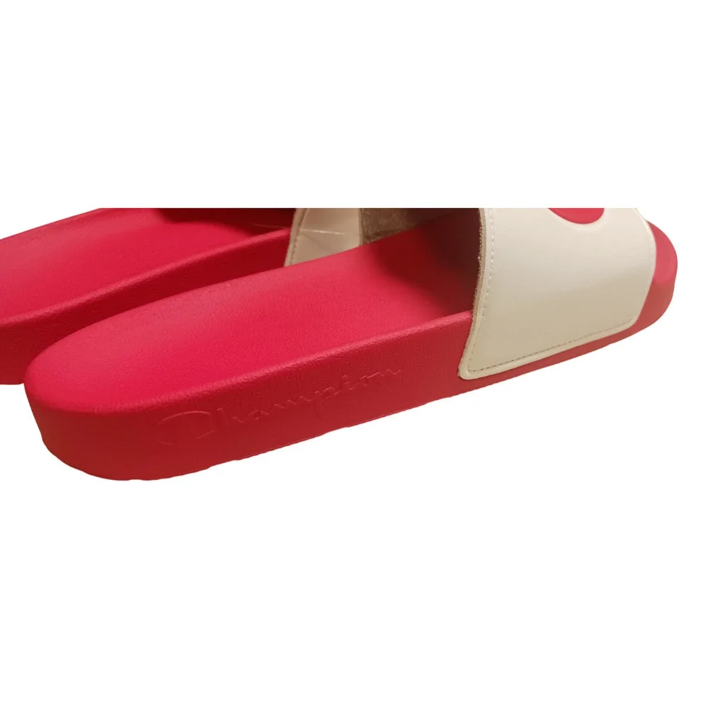 Champion Ipo Classic CB Scarlet Mens Red White Black Sandals Slides Size 11 New